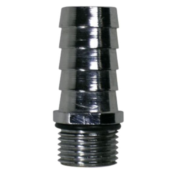 Acople cromado para pistola de agua, 3/4''