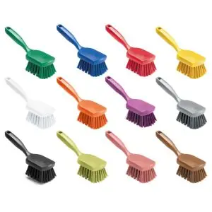 Cepillo de mano por codificación de colores